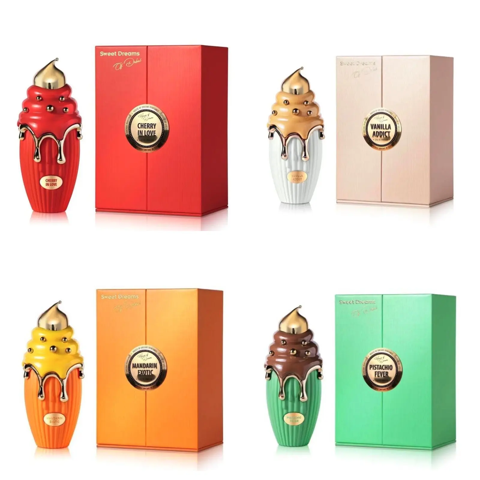 House of Dreams - Sweet Dreams of Dubai EDP 3.3 oz / 100 ml | Choose Your Scent: Cherry in Love, Vanilla Addict, Mandarin Exotic, Pistachio Fever