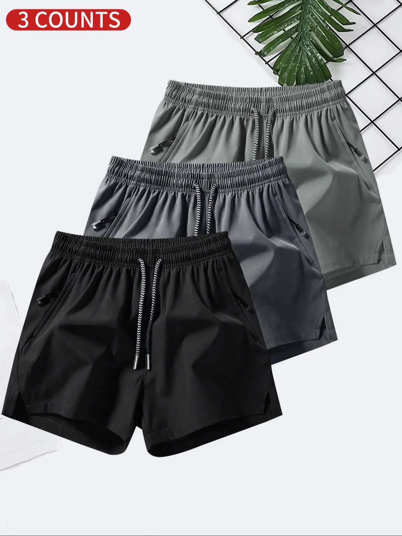 Men's Short Pants, Casual Loose Fit, Athleisure Shorts, Breathable Sporty Trunks, Quick-Dry Beach Shorts, Daily Wear, Comfortable and Stylish
