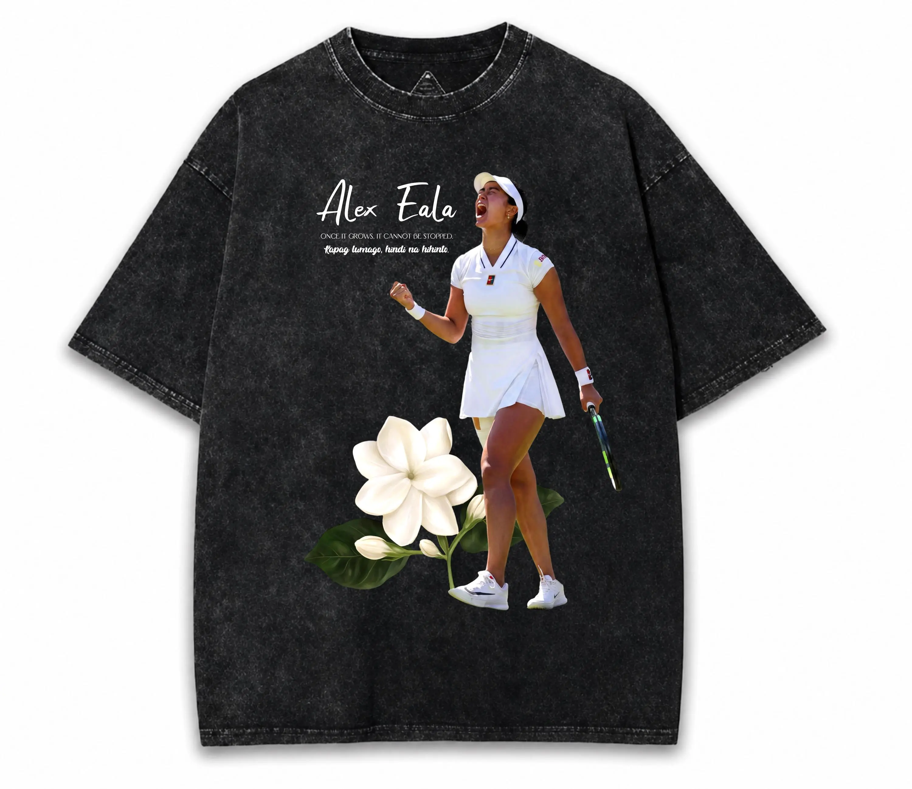 2-sided Comfort Colors Alex Eala Retro Graphic Shirt • Vintage Filipino Tennis Champion HFN T-Shirt