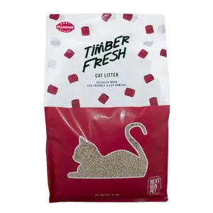 212 MAIN International 6 lbs Timber Fresh Wood Litter Pellets - Pellet-Shape, Odor Control, Less Tracking Cat Litter for Pet Use