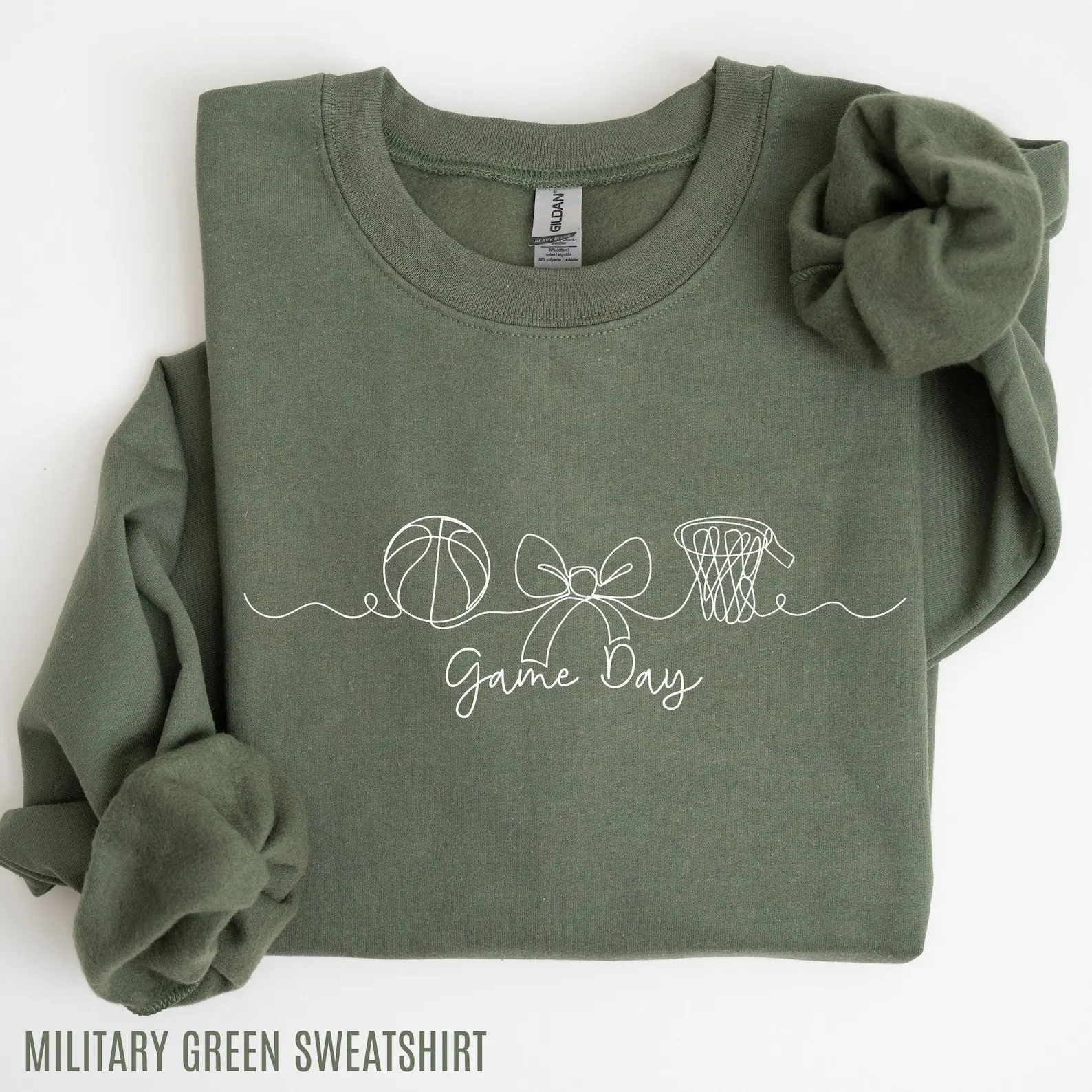 Coquette Basketball Game Day Sweater – Cute Sports Fan Gift