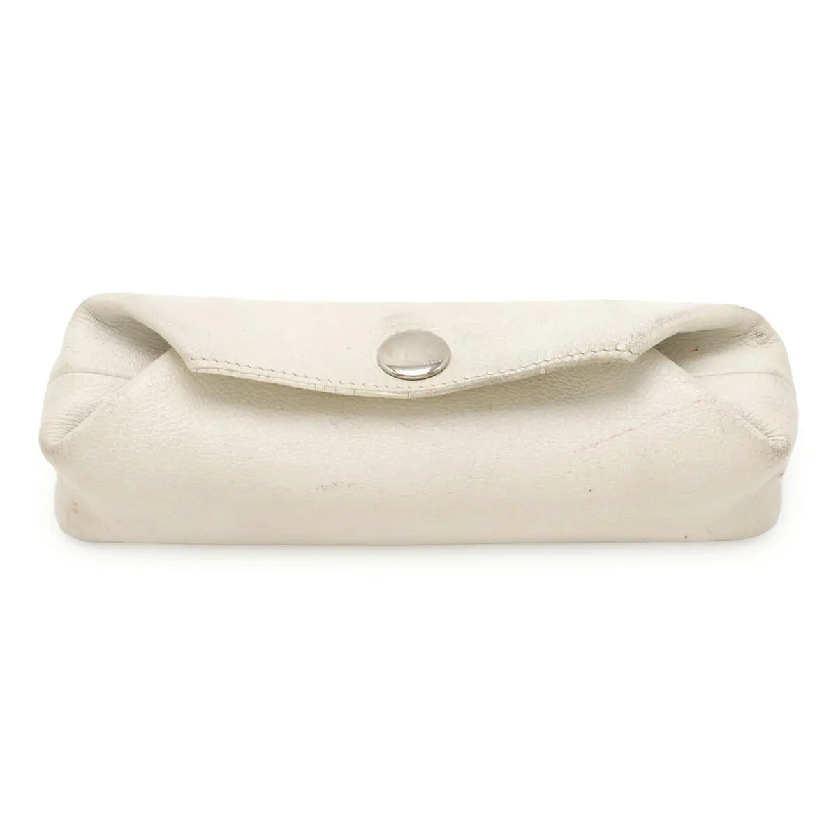 Pre-owned HERMÈS Calfskin Small Leather Goods Be Pop PM Leather Pouch