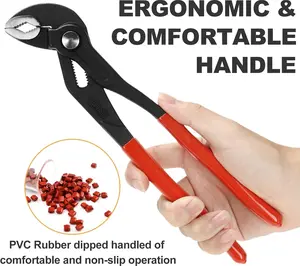 10" Quick Adjust Water Pump Pliers, 32 Positions Heavy Duty Groove Joint Pliers, Must-Have Tool For Home Plumbing, Car Maintenance & Daily Repairs Wirepliers
