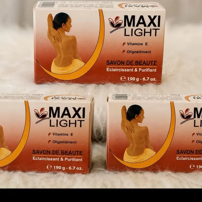 3 MAXI LIGHT Vitamin E Beauty Soap – Cleansing Bar 190g