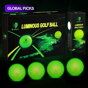 Caiton 12/6/3PCS Luminous Golf Balls - Fluorescent Golf Balls, High Visibility, Soft Feel, Long Distance Golf Balls, Suitable for Night Playing, Practice Golf Balls, Luminous Golf Accessories for Men and Women #GLOBAL PICKS