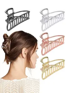 Metal Clip-On Hair Accessory, Durable Metal Material, Stylish Design for Daily Use, Updo & Special Occasions, Perfect Gift Idea