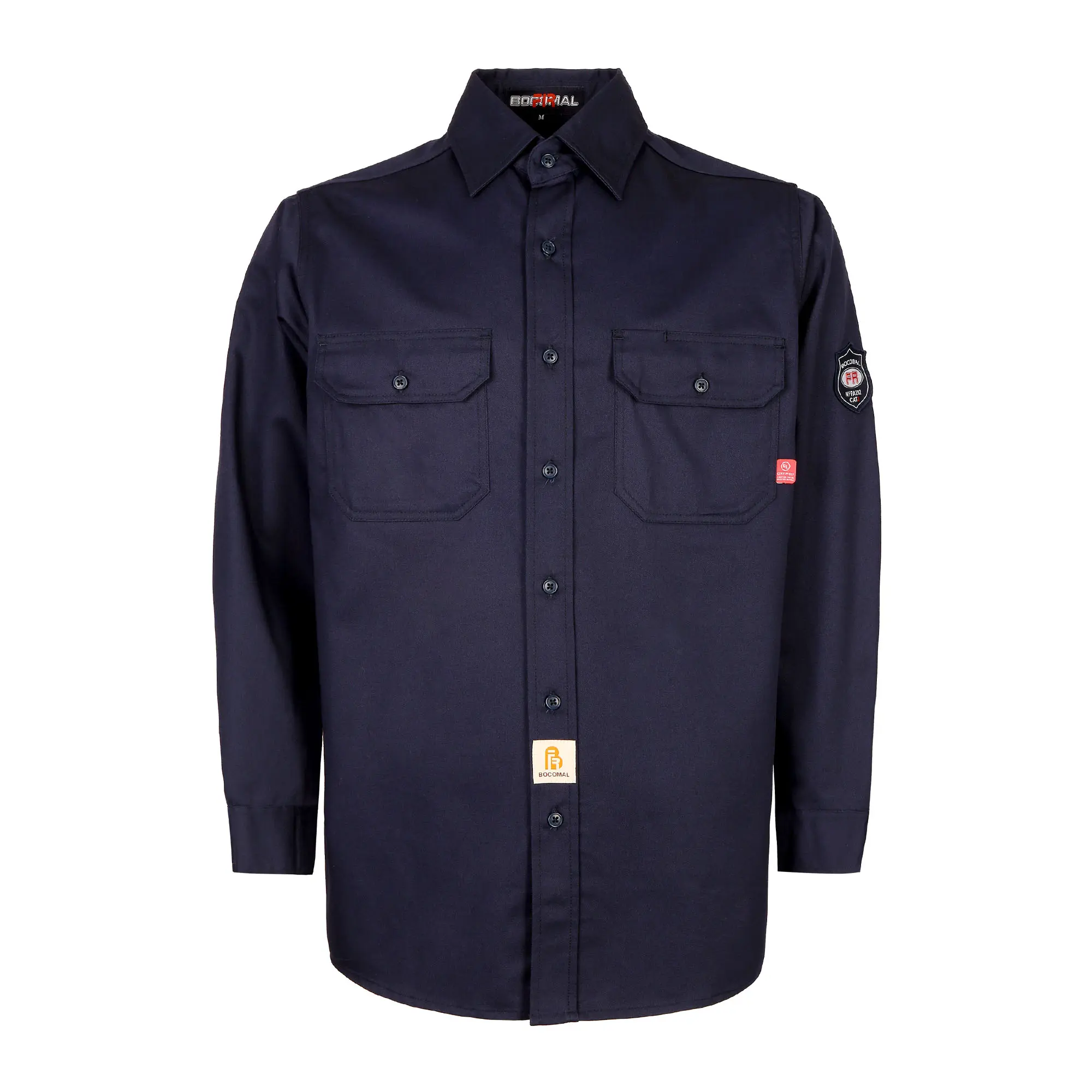 6.5 oz solid color shirts with buttons - 0807
