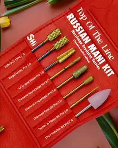 SHi An Russian Mani Kit - Nails Tool Manicure Nail Care with Hurricane Precision Pro 2.0 for Sensitive & Smooth Exfoliation