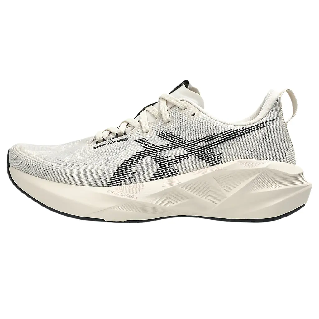 ASICS Novablast 5 Cushioning Low Top Running Shoes Men's Beige Black Trendy Cushioned 1011B974-250