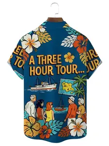 Print A Three Hour Tour Hawaiian Shirts, Hawaiian Shirt, Gift For Him, Gift for Men Women