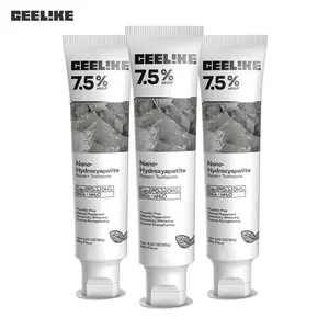 CEELIKE Fluoride-Free Nano Hydroxyapatite Toothpaste (3-Pack) | Enamel Repair & Fresh Breath | Gentle Mint | Total 12.69 oz