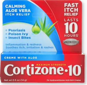 Cortizone 10 Cream .5 Oz, Black