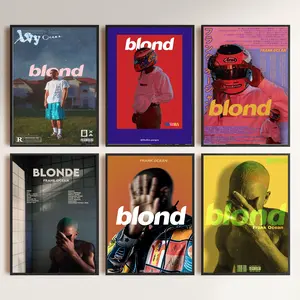Frank Ocean Poster, Blonde Album Wall Art, Aesthetic Music Print, Streetwear Wall Decor, Minimalist Rap Poster, Gift for Music Lovers poster
