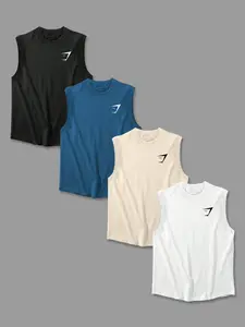 Men's Loose Fit Muscle Tank Top, Breathable Sleeveless Gym Shirt for Fitness & Daily Wear, Sleeveless Gym Tops