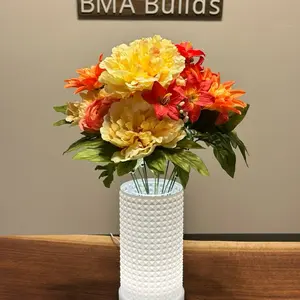 Gem - LED Lamp & Vase - Dual Functional - Day or Night - Centerpiece for Home Decor - 3D-Printed Design - Energy-Efficient 2W - USB-A Compatible