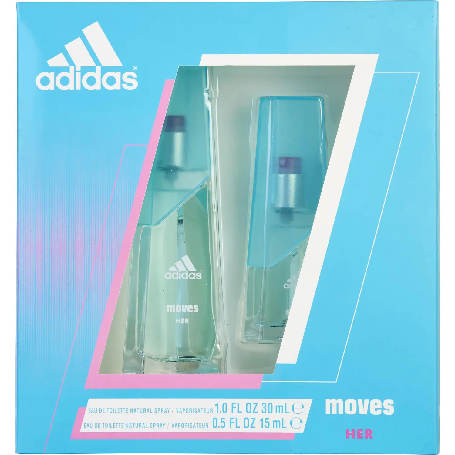Adidas Moves Set-Edt Spray 1 Oz & Edt Spray 0.5 Oz For Women Adidas Moves Set-Edt Spray 1 Oz & Edt Spray 0.5 Oz For Women
