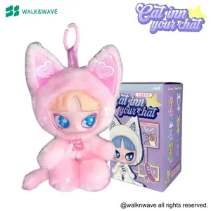 INN'S CAT INN YOUR CHAT Series Stuffed Toys blind box,Cute soft dolls decoration plush toy for home sofa & bed & bag ,Holiday gift for girls, mystery box