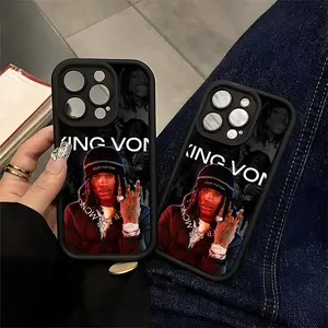 King Von Fan Phone Case Streetwear Hip Hop Design Compatible with iPhone 11/12/13/14/15/16 Pro Max Plus