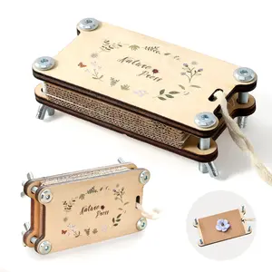 Outdoor Nature Exploration Kit - Wooden Flower and Leaf Pressing Stationery - STEM Educational Science Toy for Preschoolers - DIY Art Craft Activity Set for Preserving Dried Flowers & Flora