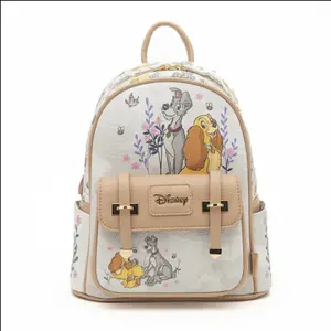 WondaPop Disney Lady and the Tramp Pebble Grain Vegan Leather Fashion Mini Backpack