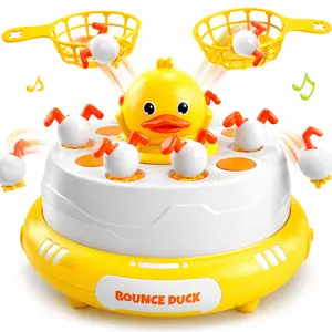 Bounce & Catch Duck Game – Funny Action Board Game for Kids, 2-Player Toy with Nets, Perfect Christmas Gift