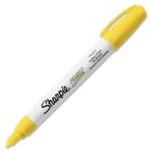 Sanford Ink 35554 Sharpie Paint Marker Oil Base- Medium Point- Yellow