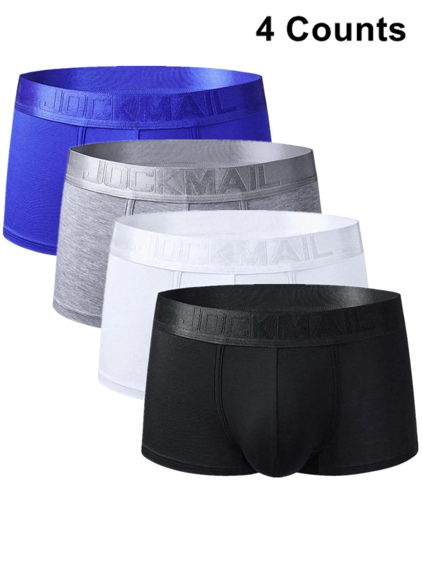 Men's Solid Color Modal Boxer Brief, Underwear Boxers, Breathable Comfortable Underwear for Daily Wear, Casual Men's Underwear for All Seasons, Soft Breathable Underwear, Breathable Undergarments