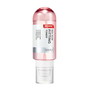 SAM'U PDRN Real Glow Fitting Toner 150ml - Gentle Exfoliating & Brightening Toner with PHA & Natural Fruit Extracts for Radiant Skin Dewy