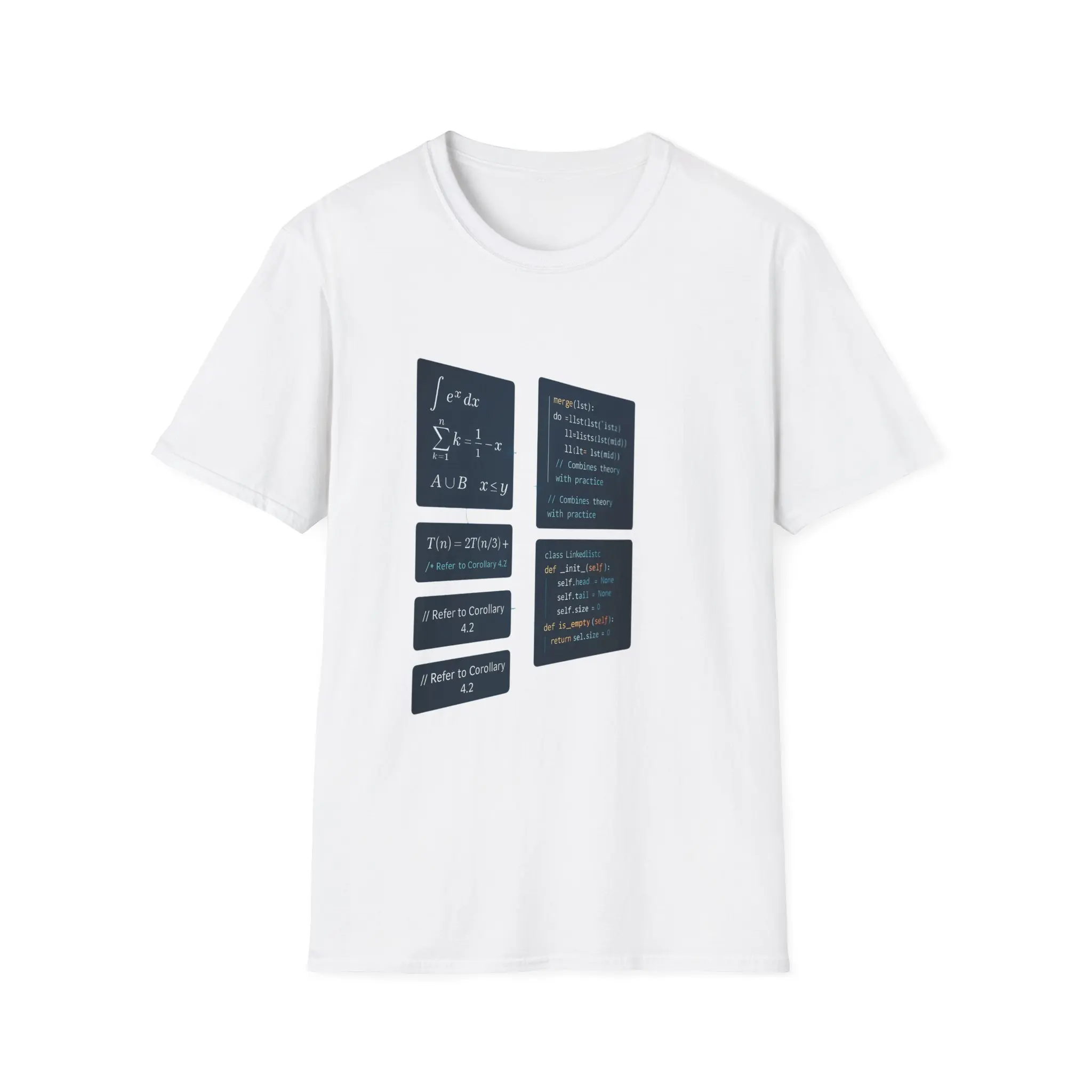 Coding Unisex Softstyle T-Shirt, Programmer Gift, Computer Science Tee, Coding Shirt, Developer Top, Gift for Coder