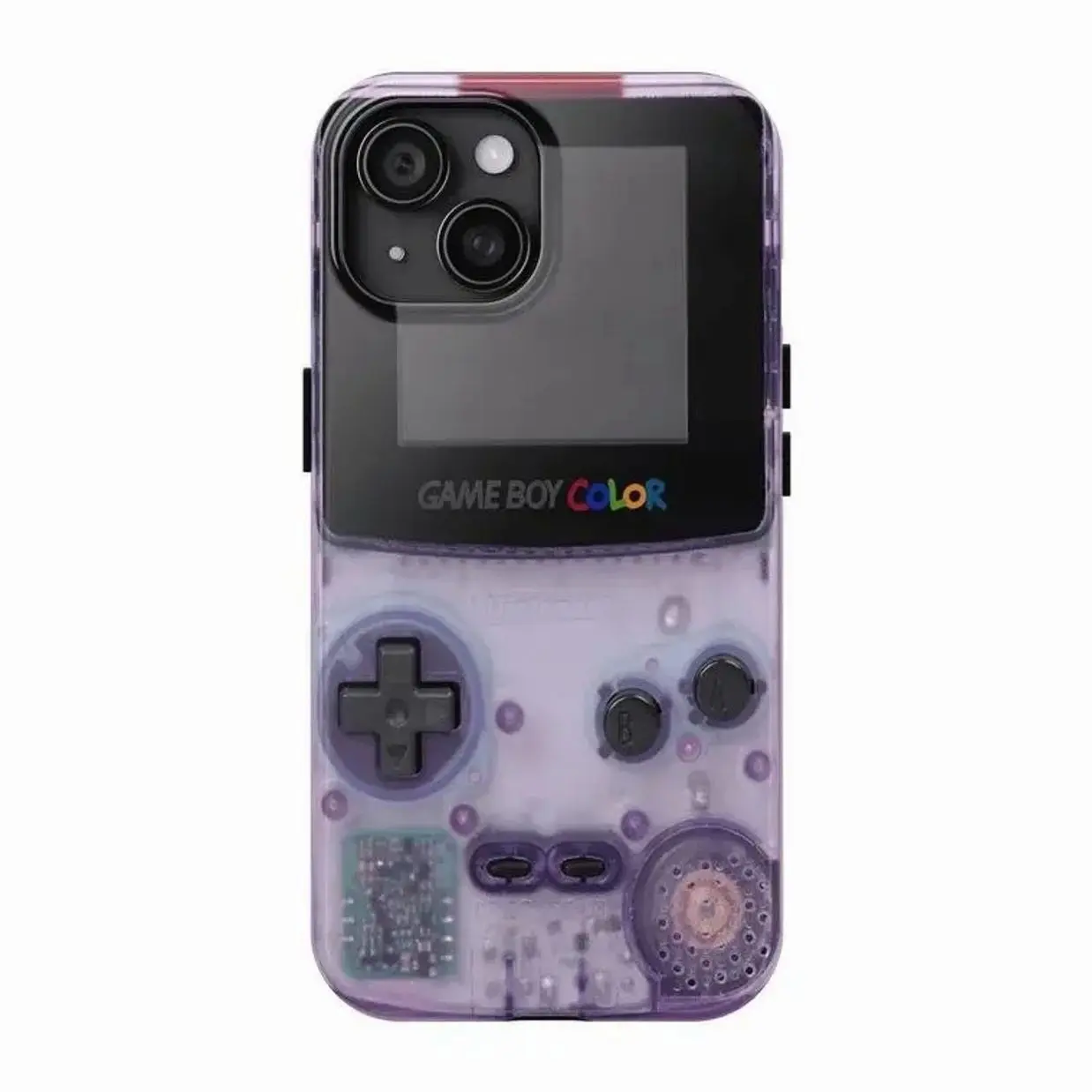 Gameboy Color Console World Poster Stylish Snapback Rubber Phone Cover, Compatible with iPhone X, 11, 12, 13, 14, 15, 16, 17 & more