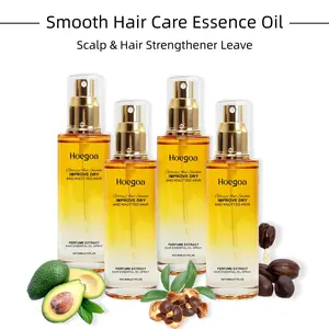 Smooth Hair Care Essence Oil Scalp & Hair Strengthener Leave - In Conditioner Comforting Shampoo Cleanser,Suitable fordry, messy and curly hair