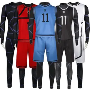 New2025 Summer Blue Prison Anime New Cosplay Costume for Women, Comic Con Outfit Set for Men, Sports Basketball Uniform