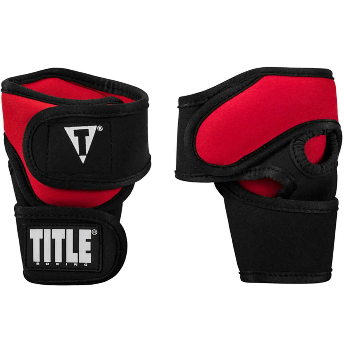 Title Boxing Deluxe Weighted Gloves, Ideal for Boxing Training & Aerobic Workouts, Hook-and-Loop Closure for Easy On/Off