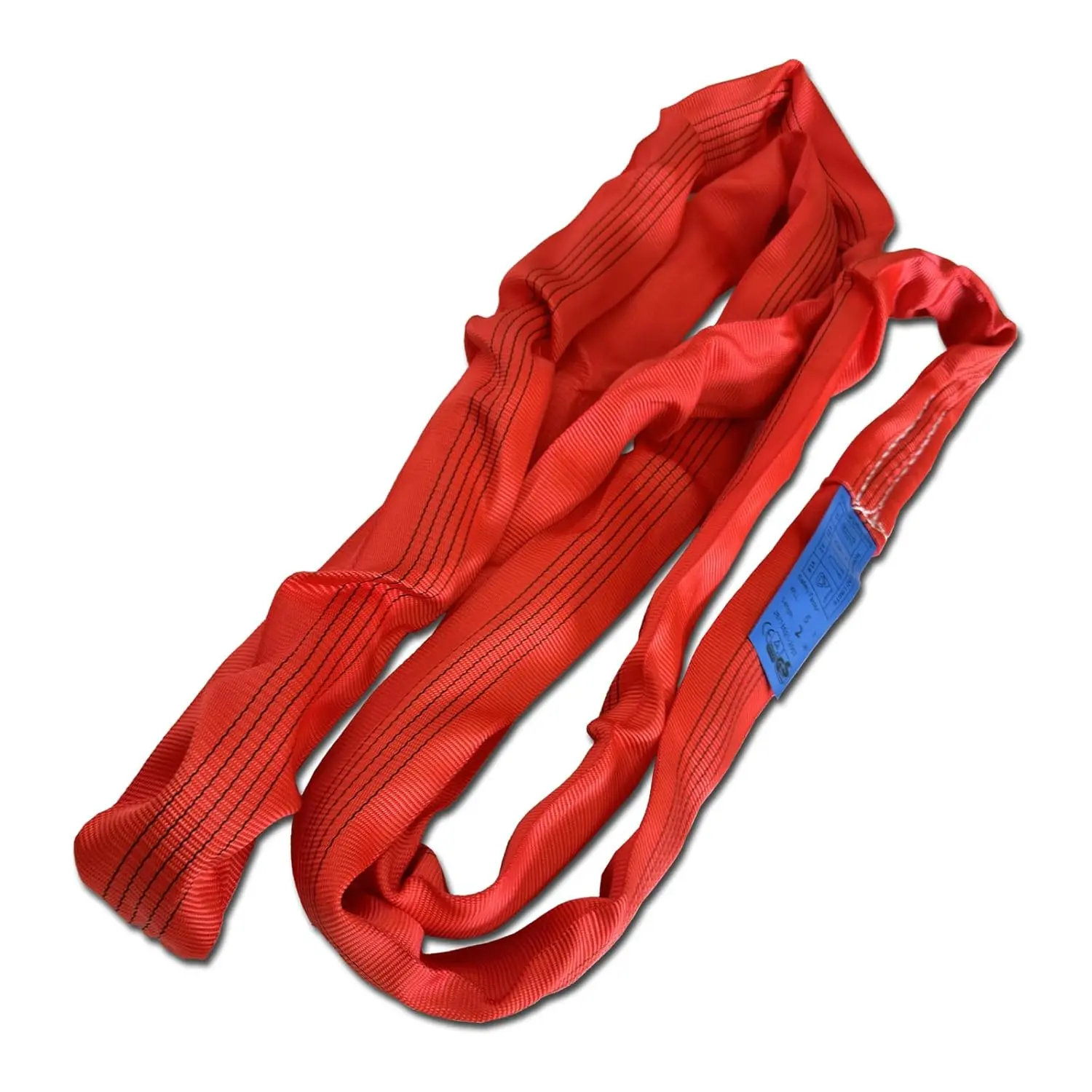 11020lb Polyester Endless Lift Sling, 6.5FT Rigging Strap for Hoist Heavy-Duty Objects, 5T-2M Hoisting Accessory for Home & Party Supply Setup Needs