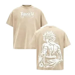 Broly DBZ Vintage Washed Oversized T Shirt Anime Manga Graphic Tee Saiyan Gym Pump Cover 90s Graphic American Casual Short Sleeve Tee  Premium Soft Cotton Classic Unisex T-Shirt for Daily, Gym & Streetwear  Dragon Ball Z
