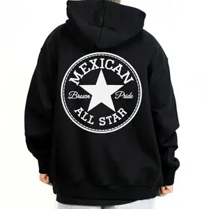 Mexican Brown Pride Chicano Clothing, Mexican Clothes, Lowrider Clothes, Oversized Graphic Tee Medium Heavy Sweatshirt Hoodie for Men & Women