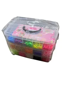 Bandz Kit DYR0656 - Ultimate DIY Set for Colorful Rubber Band Bracelets Rings Charms & More Perfect for Kids Crafting Accessories