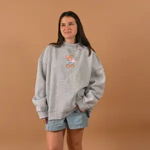 Delta Gamma Teddy Bear Mockneck Sweatshirt L/XL