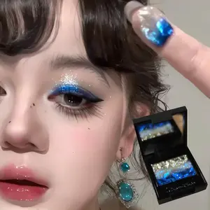 Coldnwild Chameleon Eyeshadow, Single Color High Pigmentation, Fine Shimmer Highlight Pearl Glitter, Explosive Flash Eye Makeup Glitter Beauty