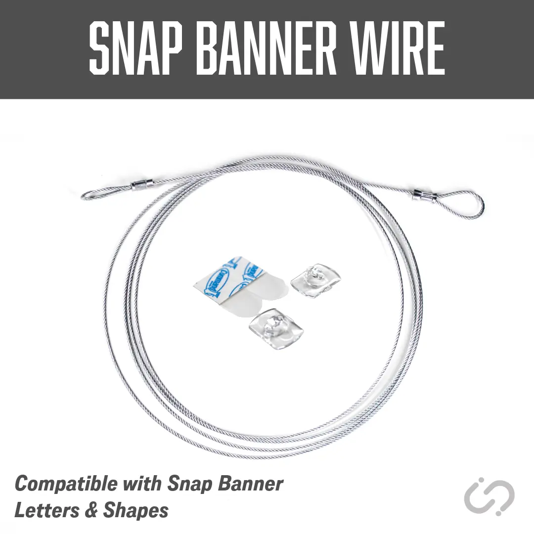 5.5' Wire & Adhesive Hooks 5.5' Wire & Adhesive Hooks