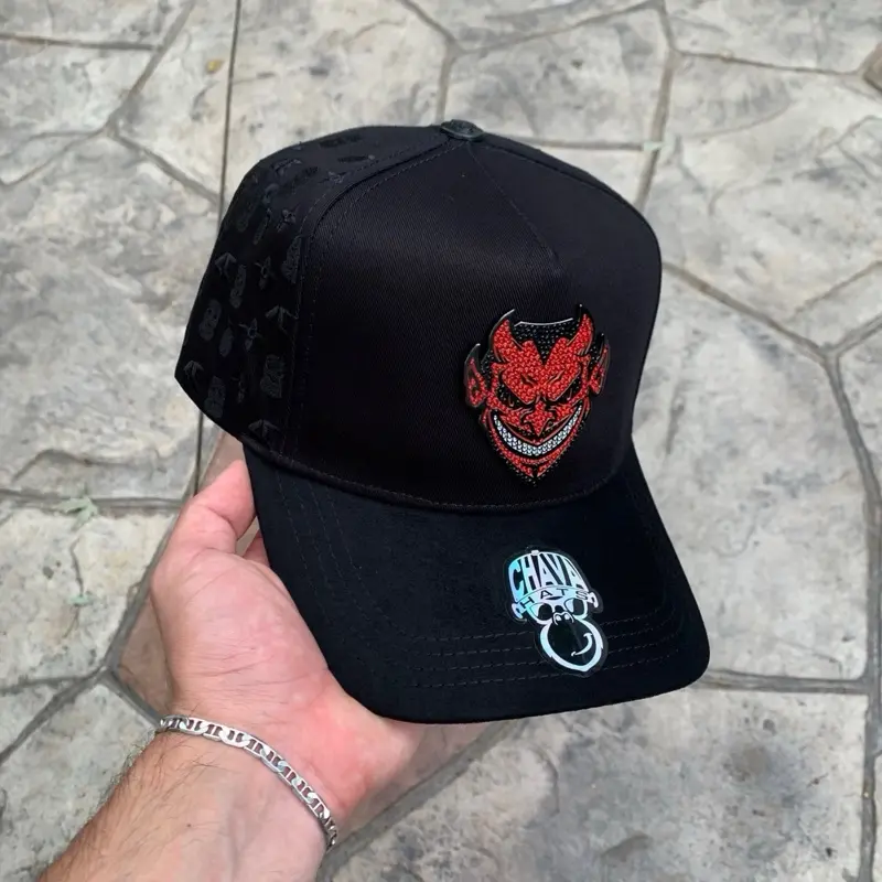 El Makabelico SnapBack Hat Red - CHAVA HATS - Premium Materials