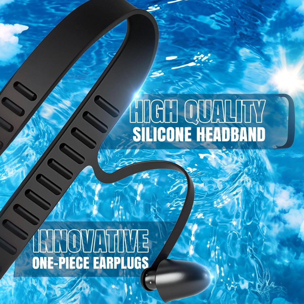 Swim Goggles for Adult/Youth Men Women, Anti-fog UV Protection No Leak 180° Wide View Clear Vision Pool Goggles, Pool Goggles with Earplugs Swim Goggles for Adult/Youth Men Women, Anti-fog UV Protection No Leak 180° Wide View Clear Vision Pool Goggles, Pool Goggles with Earplugs