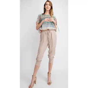 Natural Capri Joggers