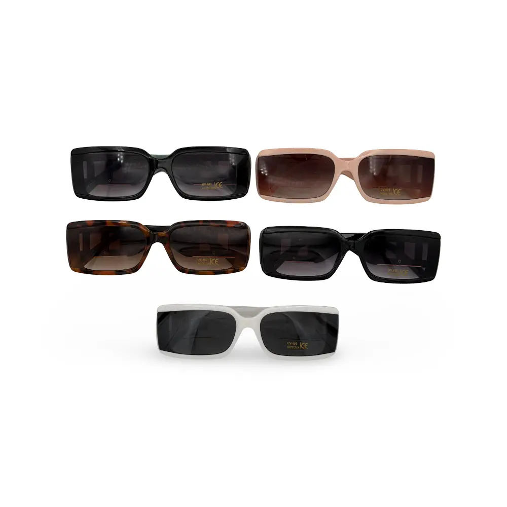 #7-C5372 CICI Sunglasses Premium Vintage Square Sunglasses for Women and Men