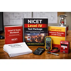 Spark Series™ NICET Level IV Fire Alarm Test Prep – 10 Practice Exams with 200 Study Questions