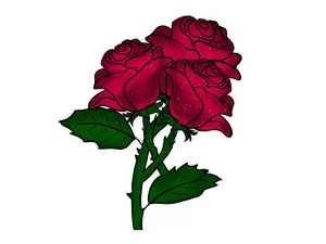 Rose stickers