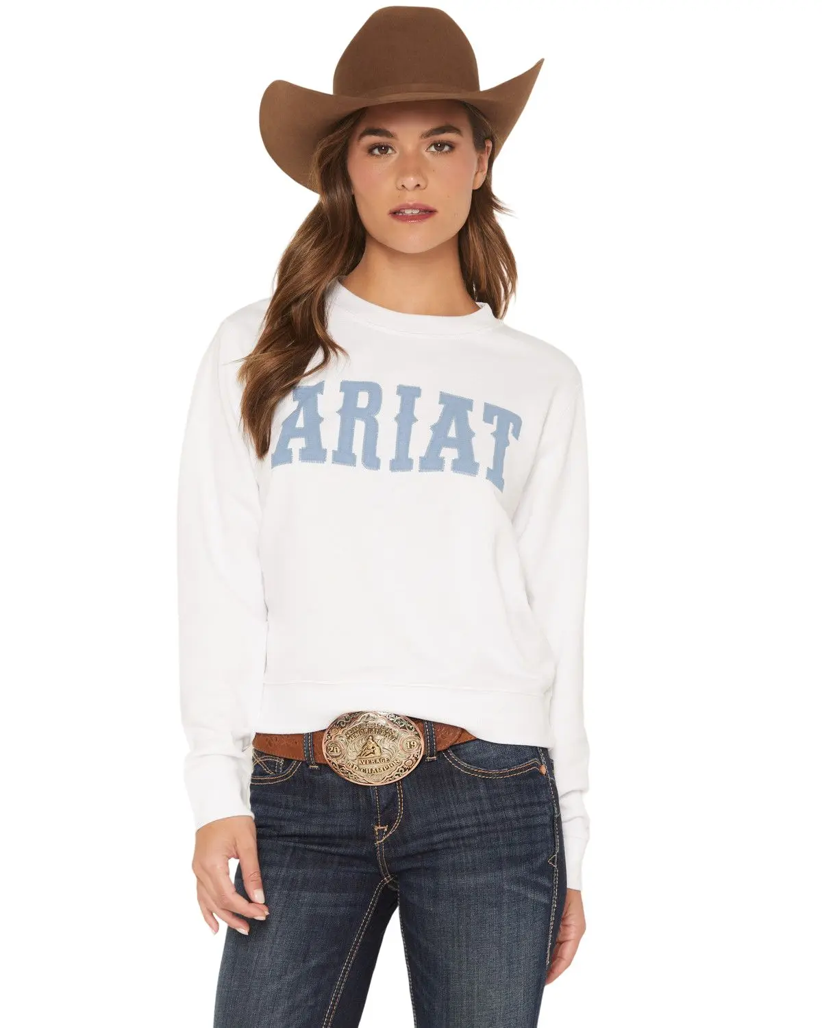 Ariat Women's Women'S Boot Barn Logo Crew Neck Sweatshirt - 10074660