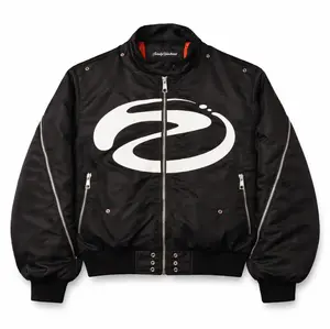 SOCIALLY UNBOTHERED BOMBER JACKET