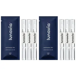 【2 Pack of 6】Lunavia Antifungal Pen, UNDECYLENIC ACID 25% - Most of Athlete‘s FootJock Itch and Ringworm