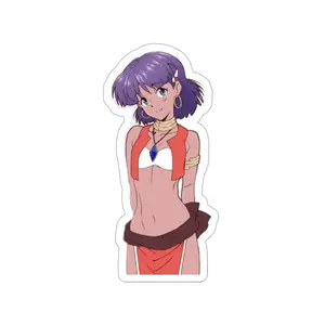 Anime Black Girl Waifu Nadia La Arwall Waterproof Sticker The Secret of Blue Water Premium Vinyl Car Decal